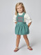 Pichi Cuadro Vichy Con Smock Verde