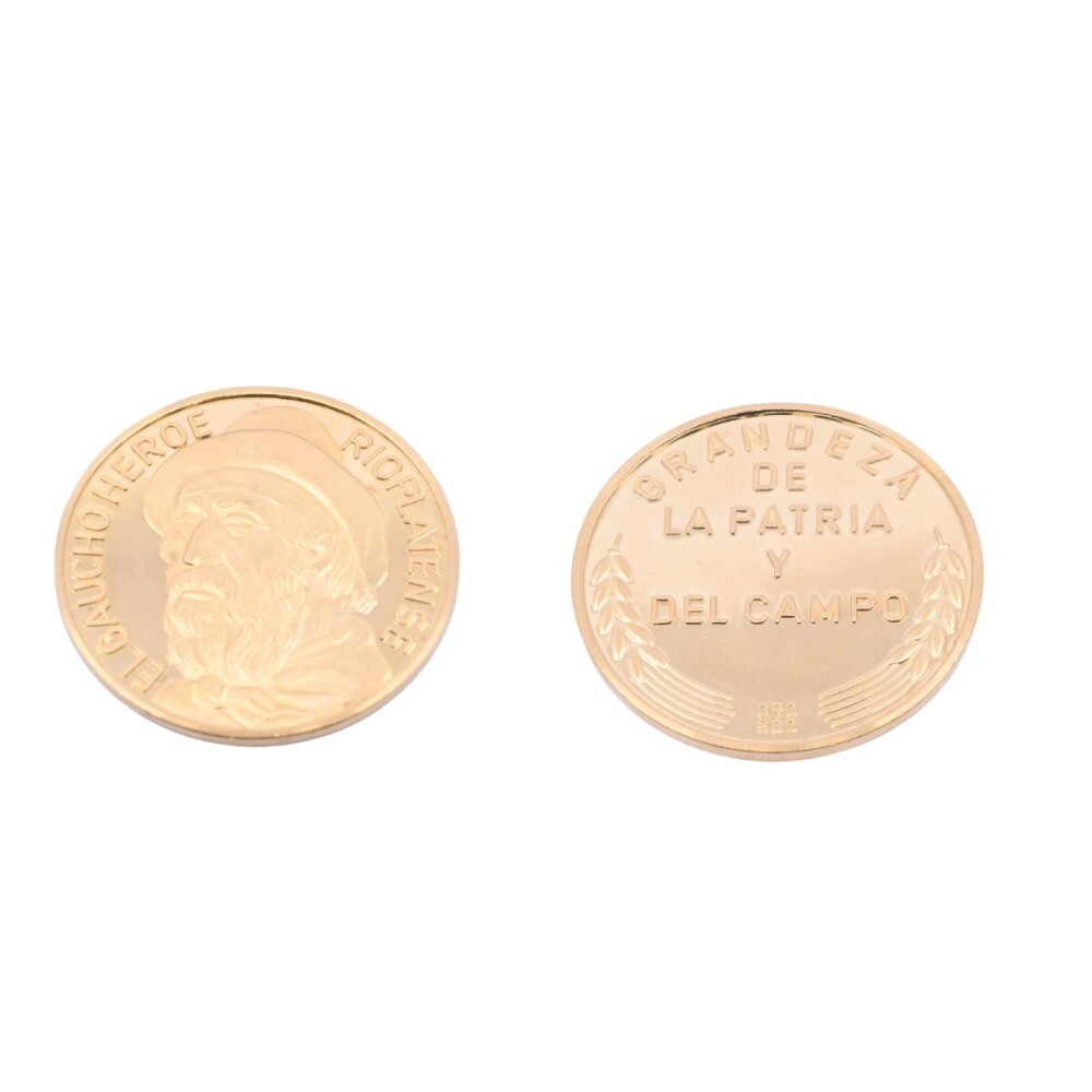 Medalla de oro Grandeza de la patria y el campo/El gaucho héroe rioplatense. Medalla de oro Grandeza de la patria y el campo/El gaucho héroe rioplatense.
