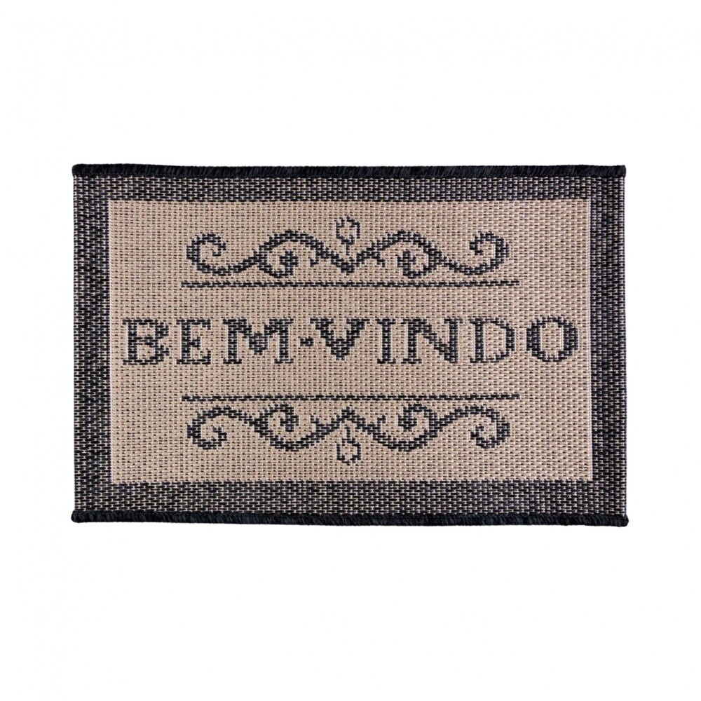 Alfombra Felpudo de Entrada - Eco Nature 40x60 cm Marrón Oscuro