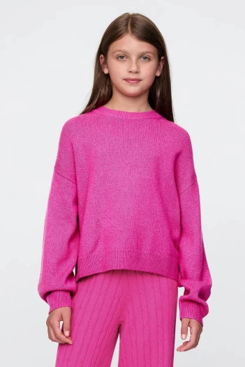 Buzo Cashsoft Niña Super Pink Neon
