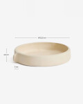 Centro de mesa Mireni de papel maché beige Ø 22,5 cm Centro de mesa Mireni de papel maché beige Ø 22,5 cm