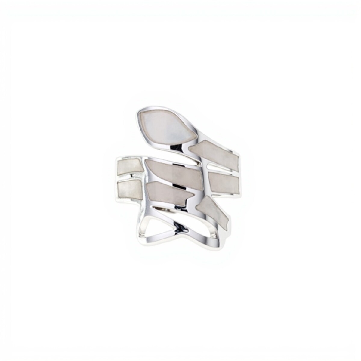 Anillo Serpiente-Plata 925-Con Nacar-AN4613 - conpiedra 