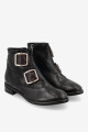 BOTA CORTA CON HEBILLA Negro