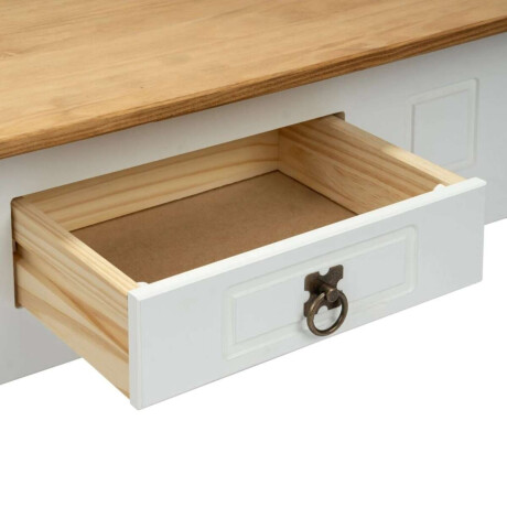 Mesa de Centro Linea Mexicana 100x60cm Blanco
