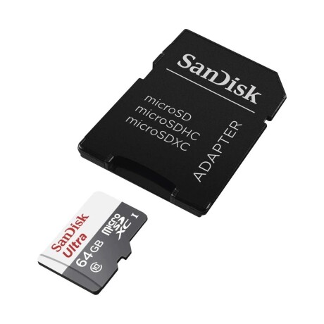 Micro sd sandisk uhs-i ultra 64gb clase 10 100mb/s + adaptador sd Micro sd sandisk uhs-i ultra 64gb clase 10 100mb/s + adaptador sd