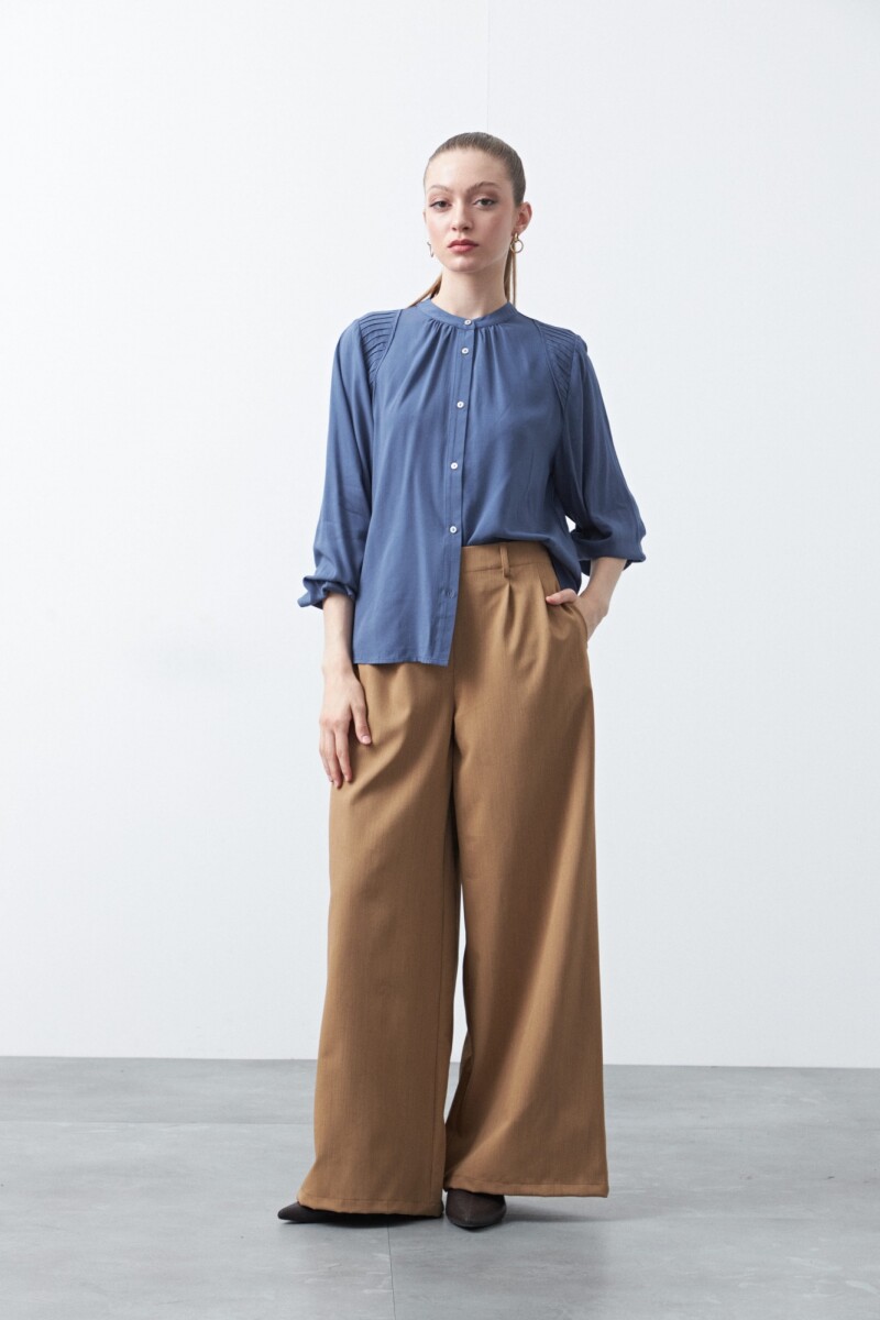 CAMISA ONA Azul Grisaceo