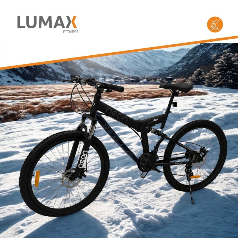 Bicicleta de montaña plegable rodado 29 Lumax Negro