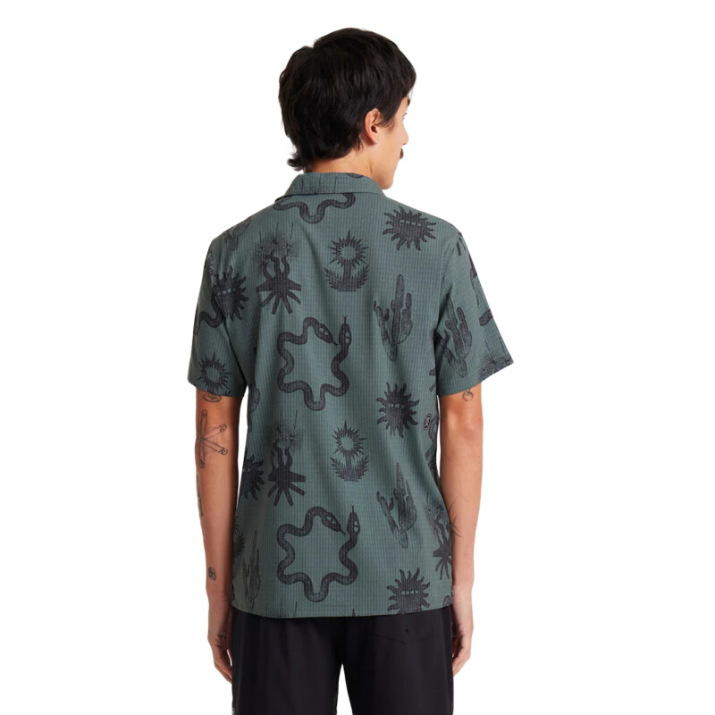Camisa Roark Bless Up Trail - Verde Camisa Roark Bless Up Trail - Verde