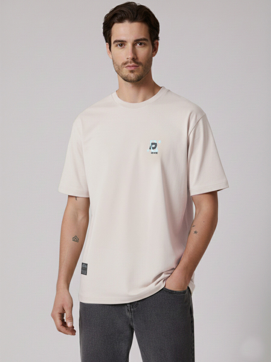 T-SHIRT CABRE DIXIE - Marfil 