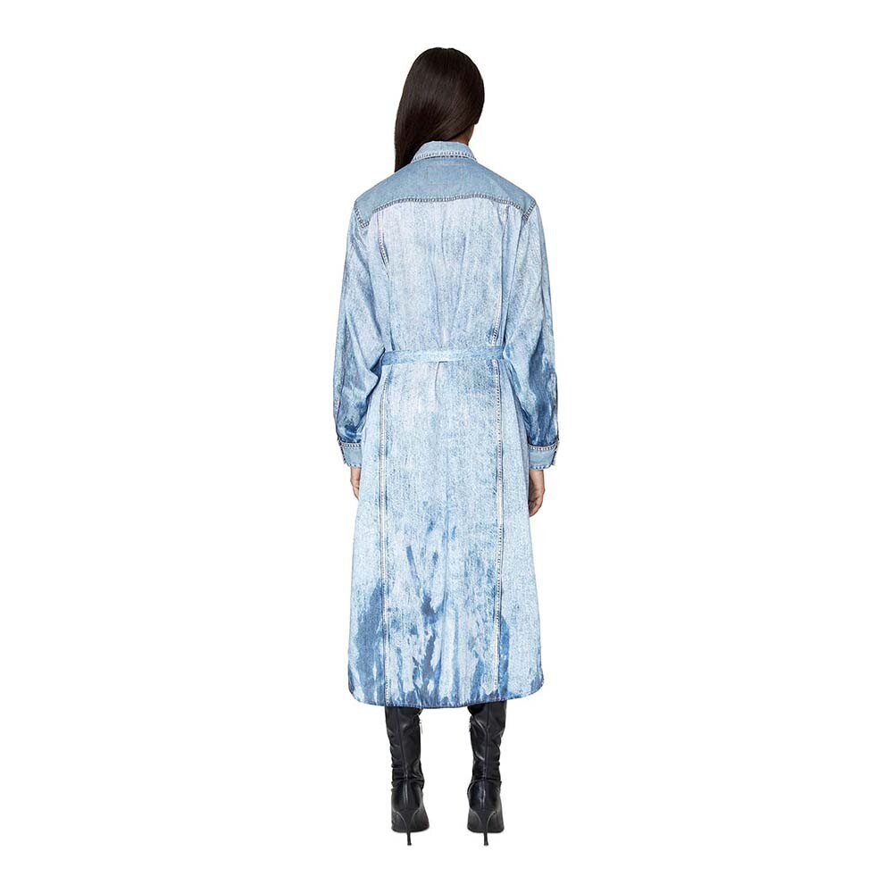 D-Anish Dress - Mujer Blue Denim