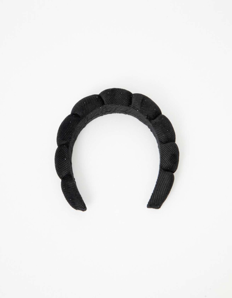 Vincha De Spa Con Strass - Negro 