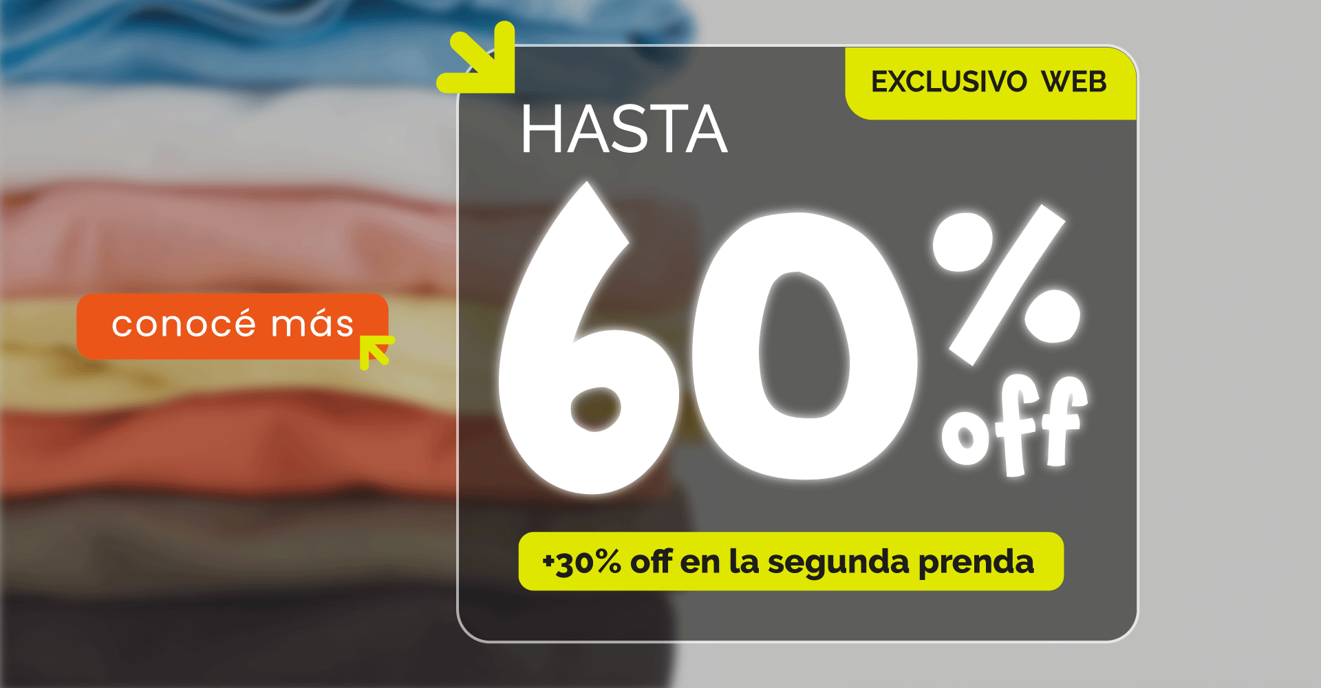 +30% extra en la segunda prenda