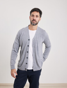 470710 CARDIGAN HARRINGTON URBAN Gris Medio Melange