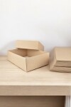 Pack x 20 unid - caja 08 20x30x9 cm eco REVERSIBLE BLANCO – MADERA