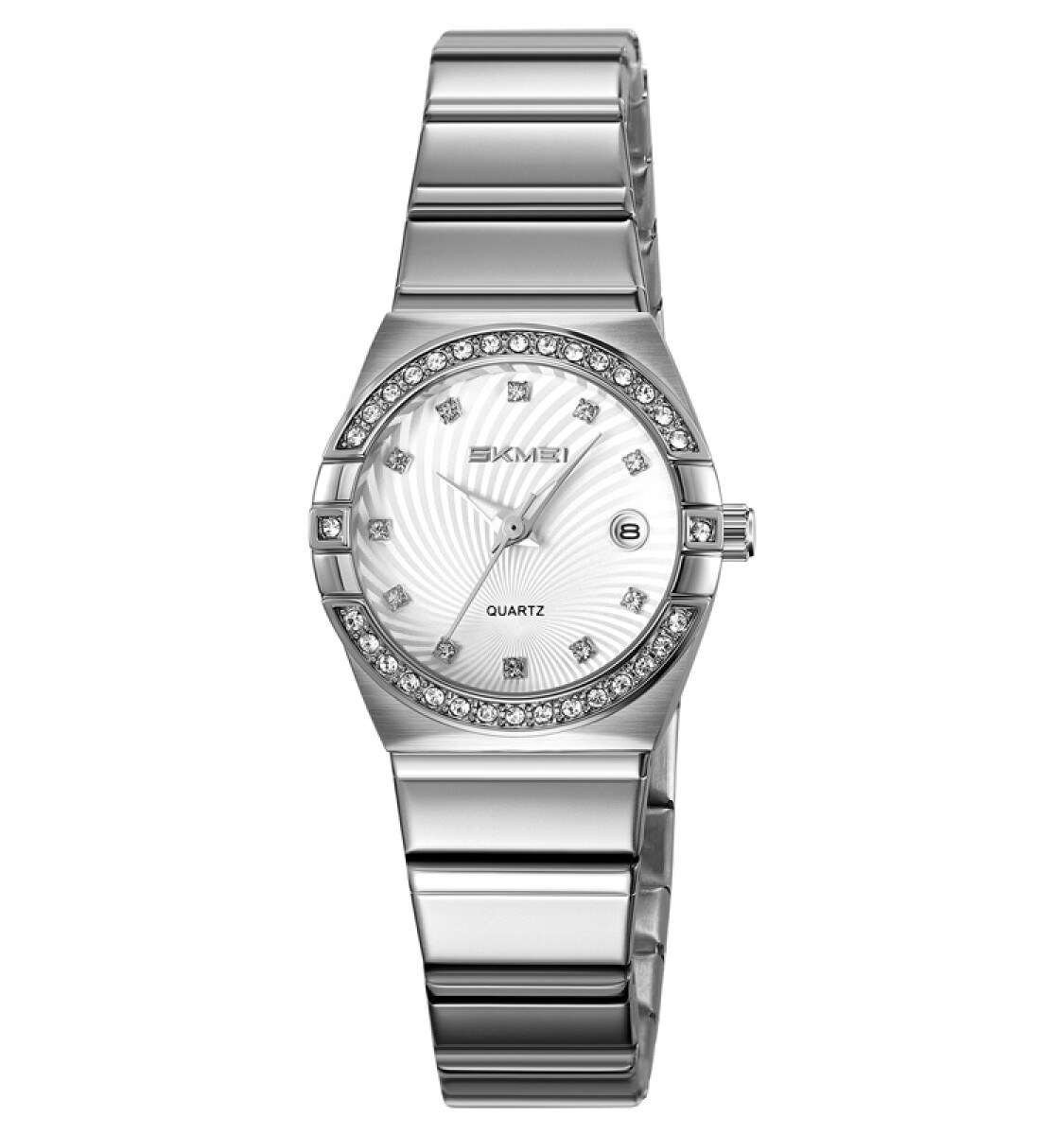 Reloj Skmei 2342si Color Plateado Para Mujer 