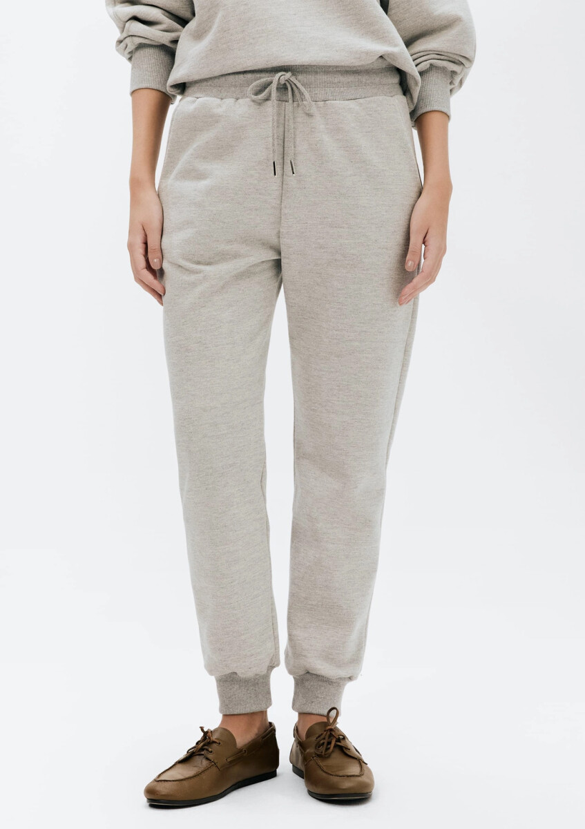 PANTALÓN BABUCHA DE ALGODÓN - GRIS 
