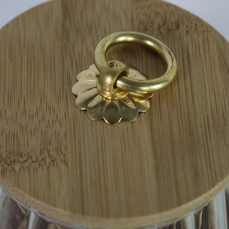 FLOR ARTIF SECA EN FRASCO VIDRIO 10X11CM Unica