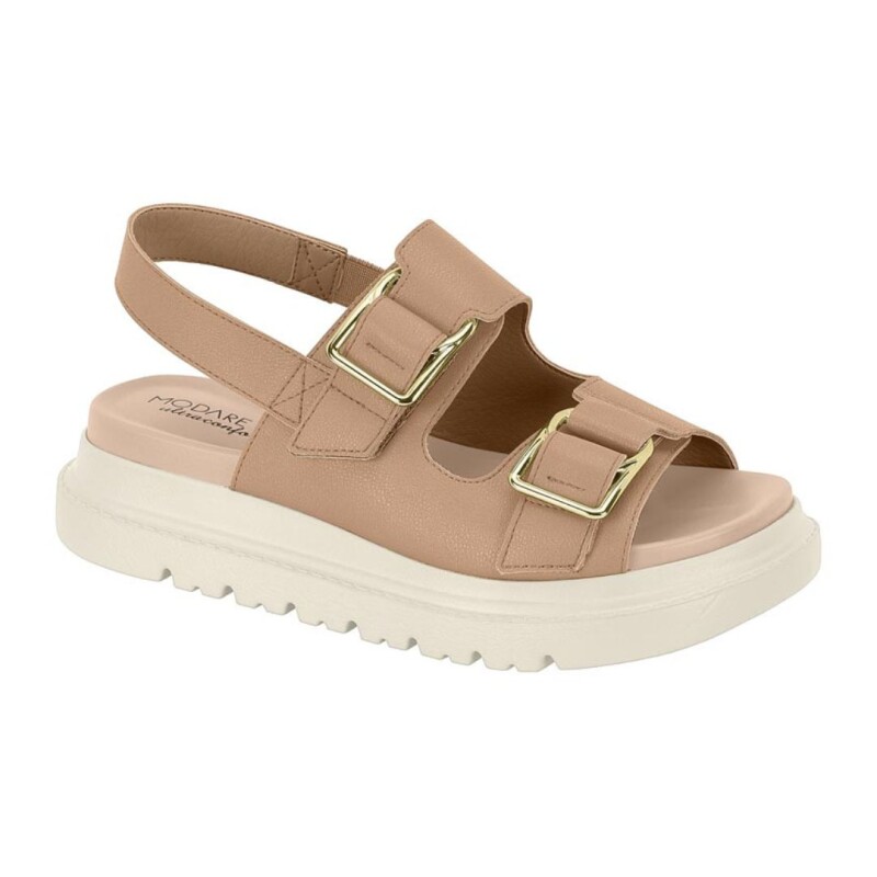 Sandalia con Plataforma Modare Nude