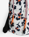 Porta Cosméticos Mochila Mochila Plegable Con Estampa Floral - Estampado Flores