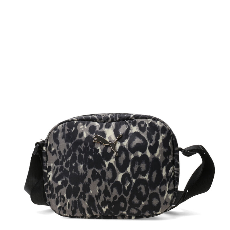 Cartera Puma Pop Crossbody Bag Negro - Leopardo