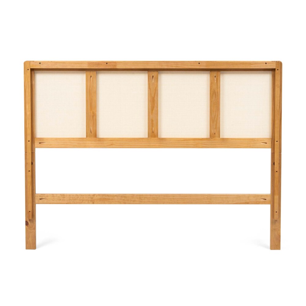 RESPALDO KING MADERA MARRON PRAGA