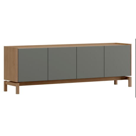 Rack Estante Barcelona – 2 Puertas y 2 Cajones Color Roble / Ferrolack Rack Estante Barcelona – 2 Puertas y 2 Cajones Color Roble / Ferrolack