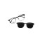Lentes 2 En 1 Chilli Beans Beatles Cuadrado Unisex Verde/Ónix
