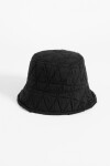 Sombrero matelaseado corderito negro
