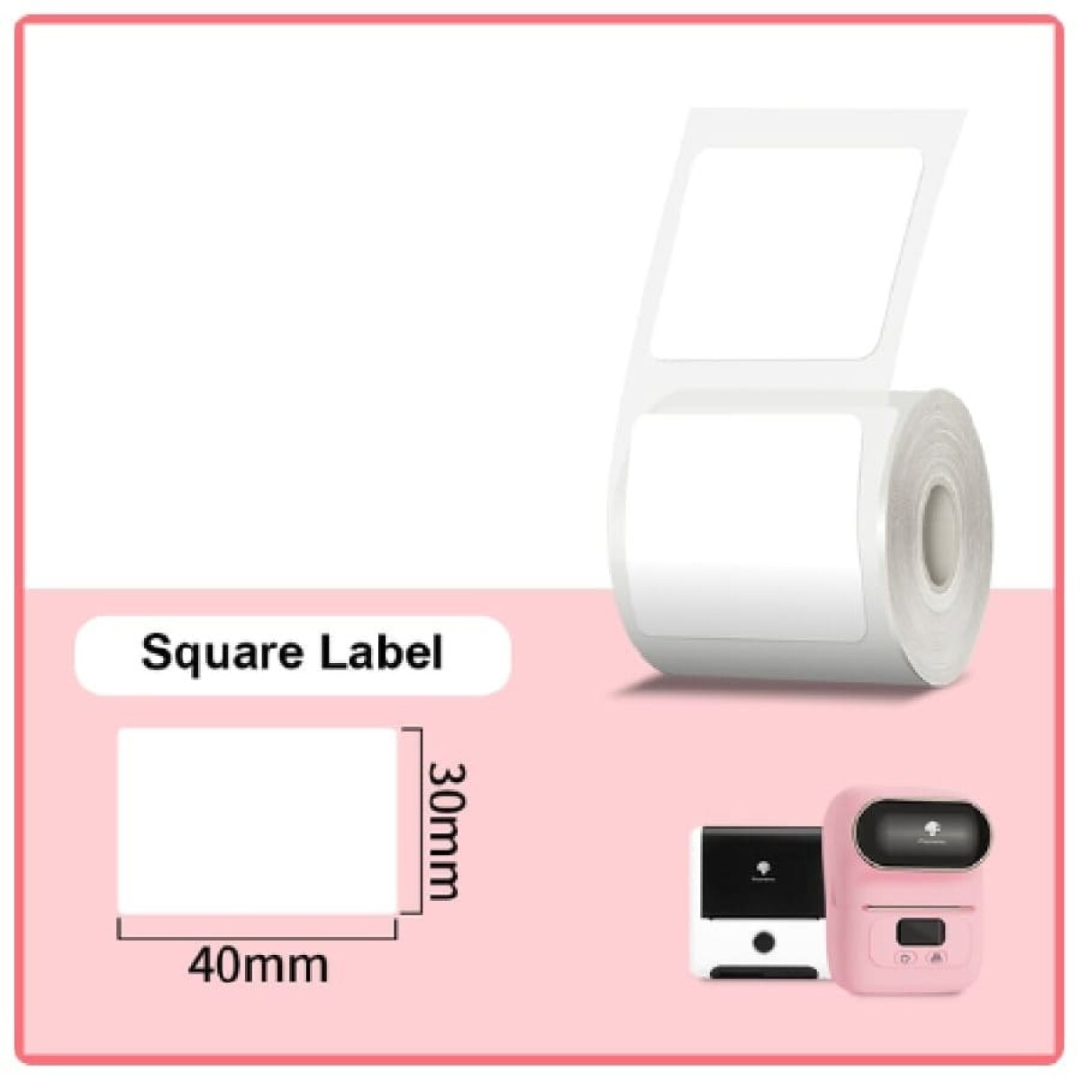 Etiqueta 30mm*40mm blanca impresora M110 240 uds. 