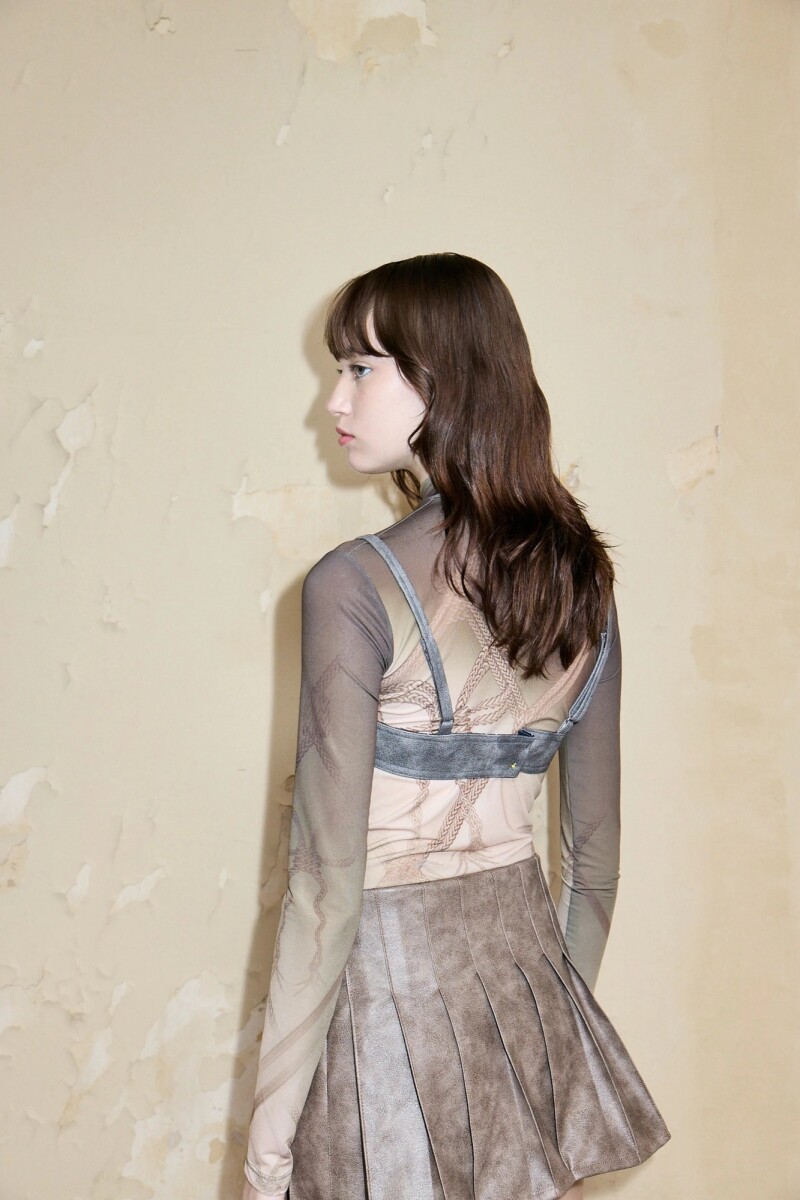 SCALABRINI SKIRT Marron