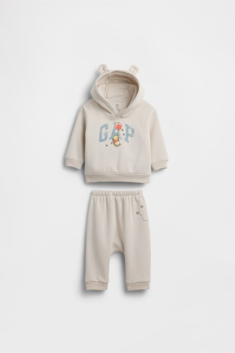 Set Canguro Y Pantalòn Pooh Bebé Chino