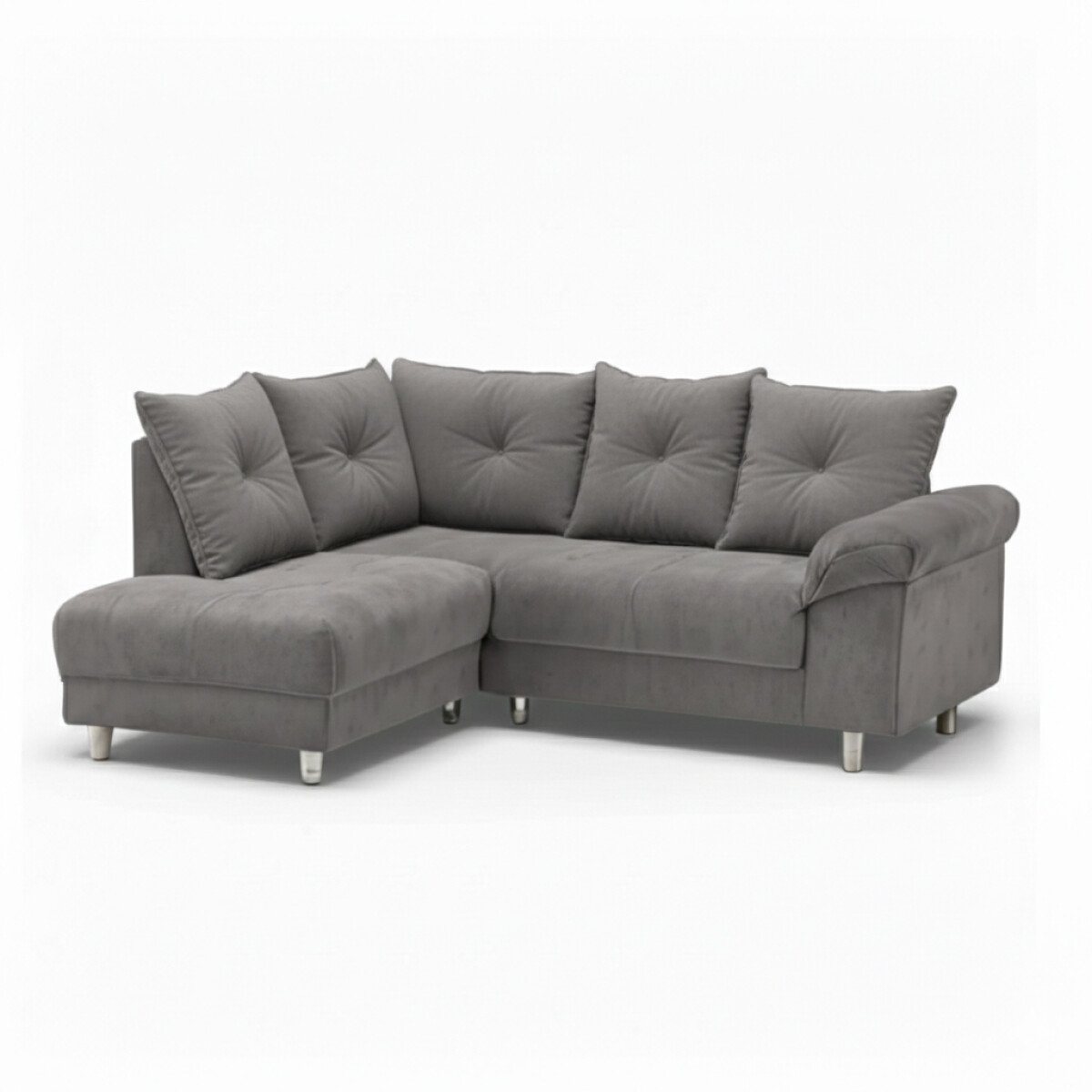 SOFÁ SILLÓN ESQUINERO RINCONERO CON CHAISE - Gris 