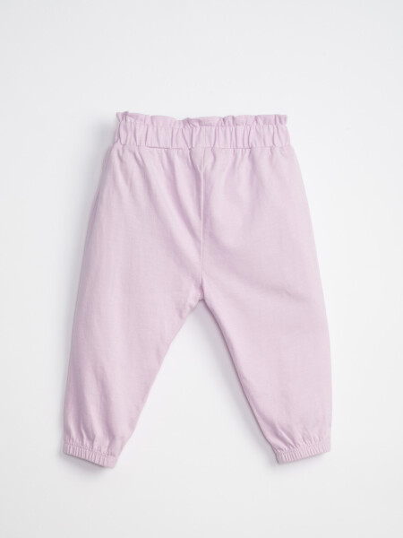 Pantalón deportivo baggy Lila