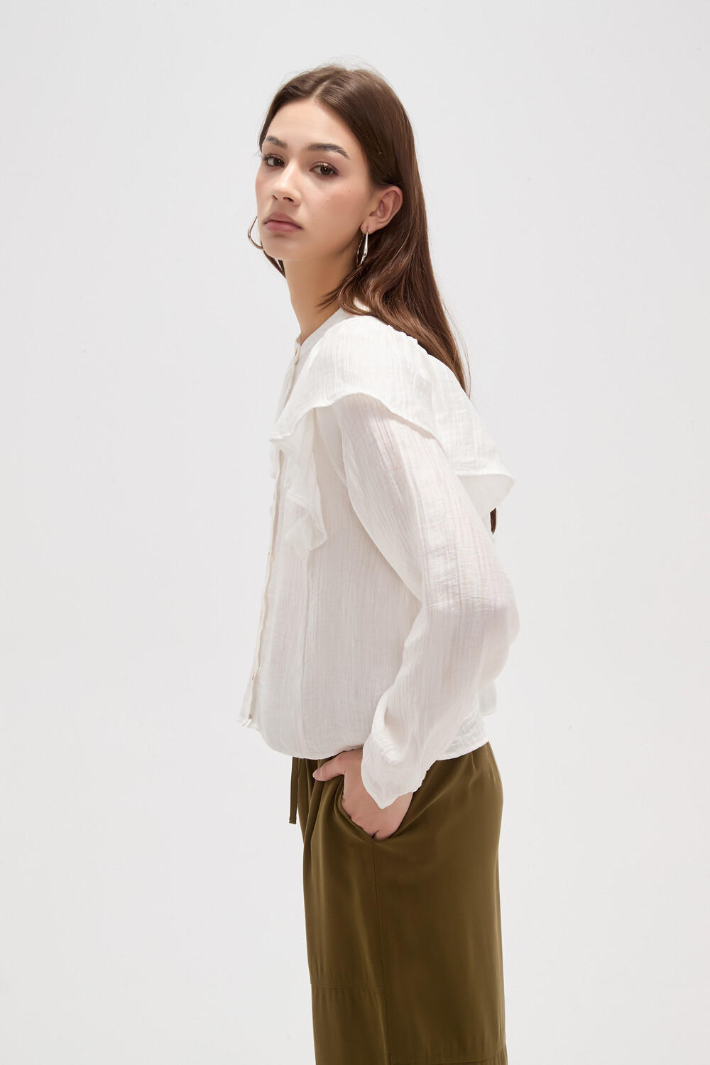 Camisa Wylen Marfil / Off White