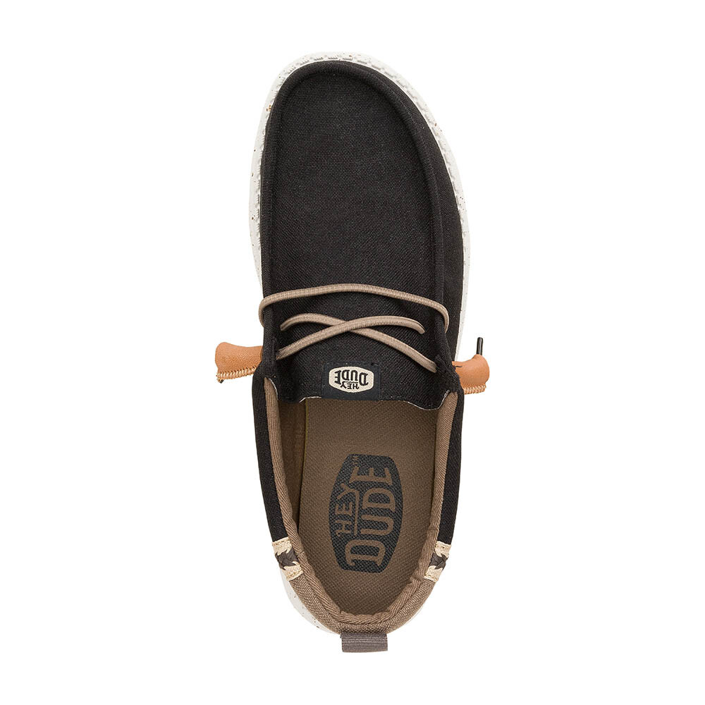 Wally Craft Linen - Hombre Black/Walnut