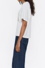 CAMISETA LOGO BORDADO Marfil