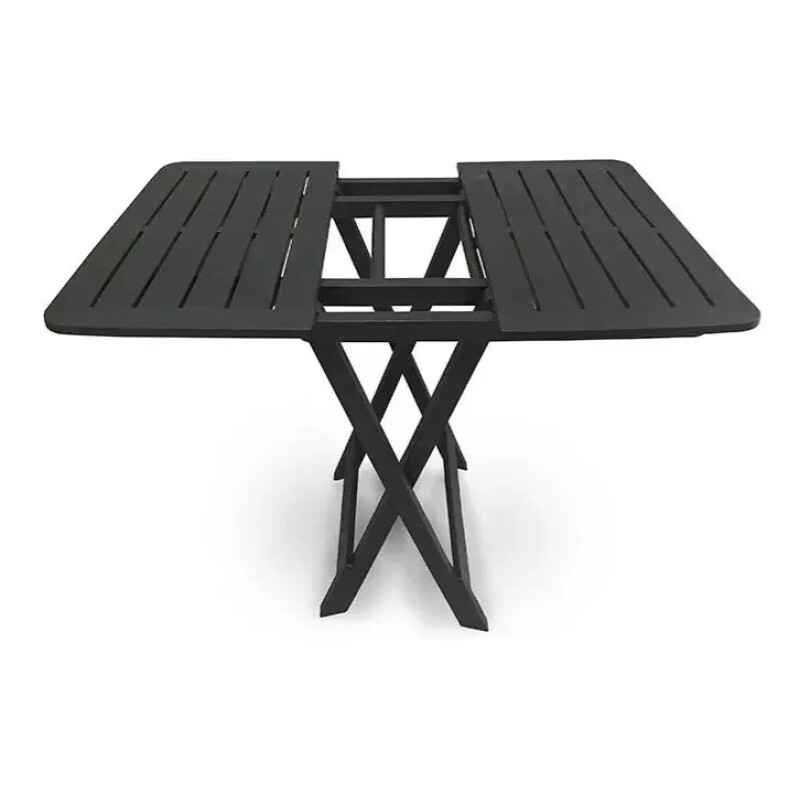 Mesa Plegable Para Jardín Camping Patio NEGRA Mesa Plegable Para Jardín Camping Patio NEGRA