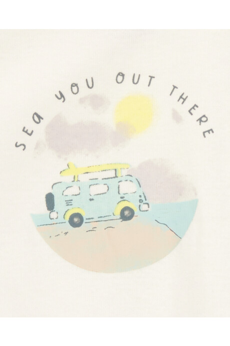 Set tres piezas de algodón, pantalón y dos bodies, diseño combis Sin color