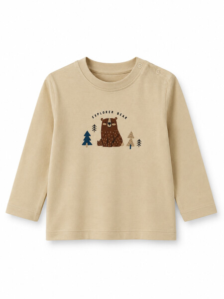 REMERA WILD BEIGE (V)