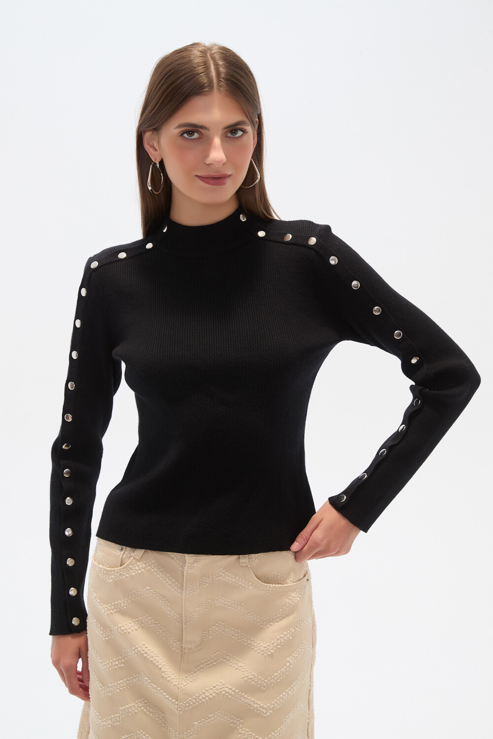 Sweater Caddie Negro