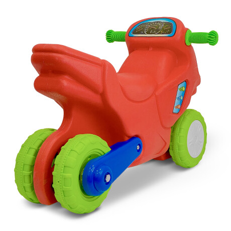 Moto Buggy 4 Ruedas Infantil Resistente Sin Pedales Rojo