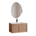 CONJUNTO DE BAÑO HABITARE MODELO LT2004-80 / MUEBLE + BACHA + ESPEJO LED Conjunto De Baño Habitare Modelo Lt2004-80 / Mueble + Bacha + Espejo Led