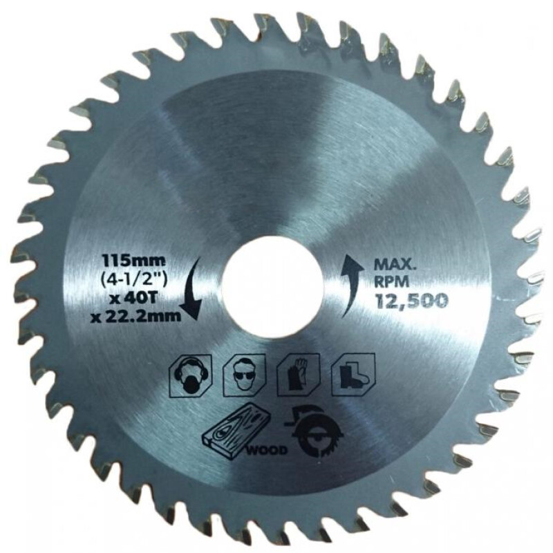 TOLSEN HOJA SIERRA CIRCULAR 115mmx40dts B22.2 Tolsen Hoja Sierra Circular 115mmx40dts B22.2