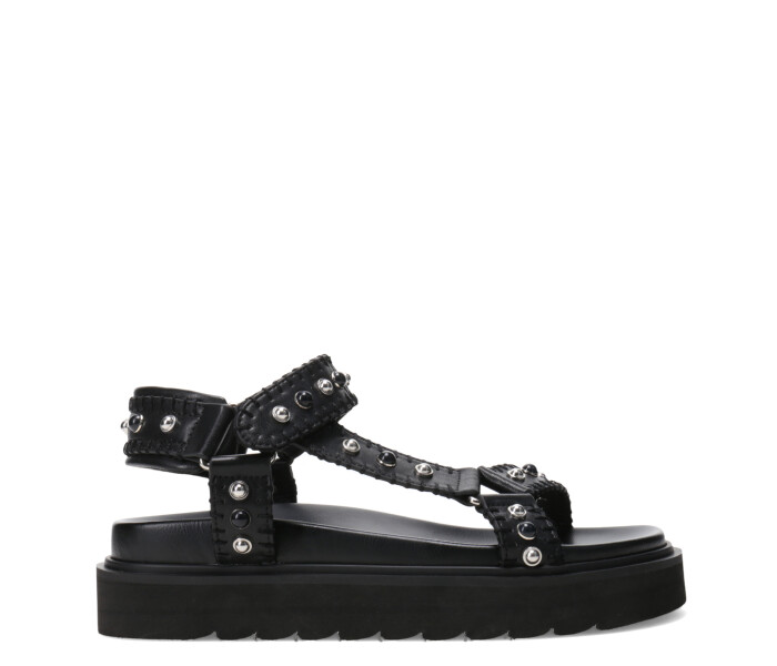 Sandalia FEXI con tachas Black