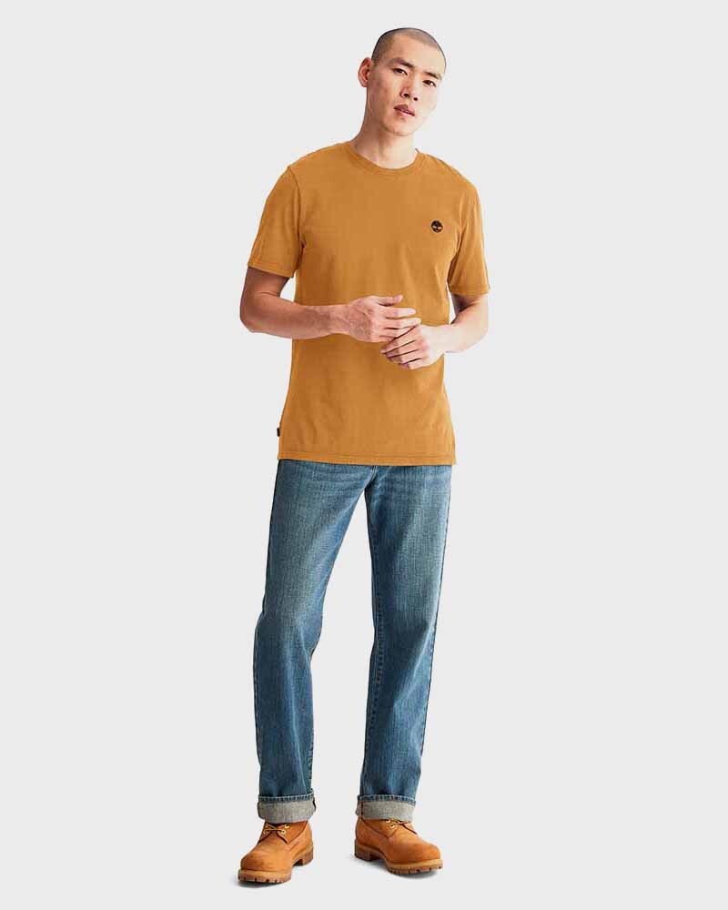 Polera Oyster River Logo Garment Dyed SS Tee Hombre P47