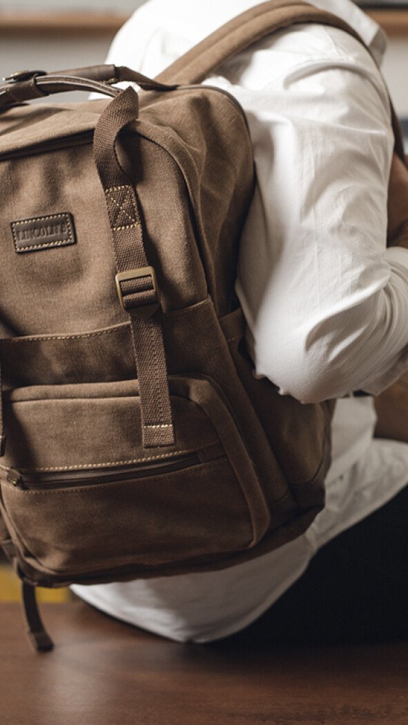 MATERA MOCHILA LANIN CANVAS TOSTADO