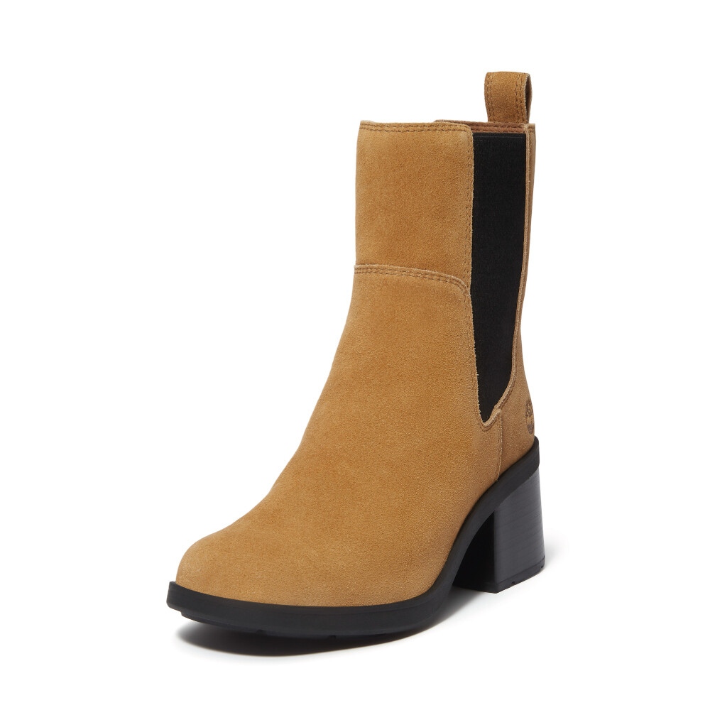 Botas Mid Chelsea Mujer Medium Brown Suede