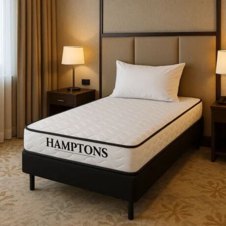 Sommier 1 Plaza Hamptons Memory Foam Negro