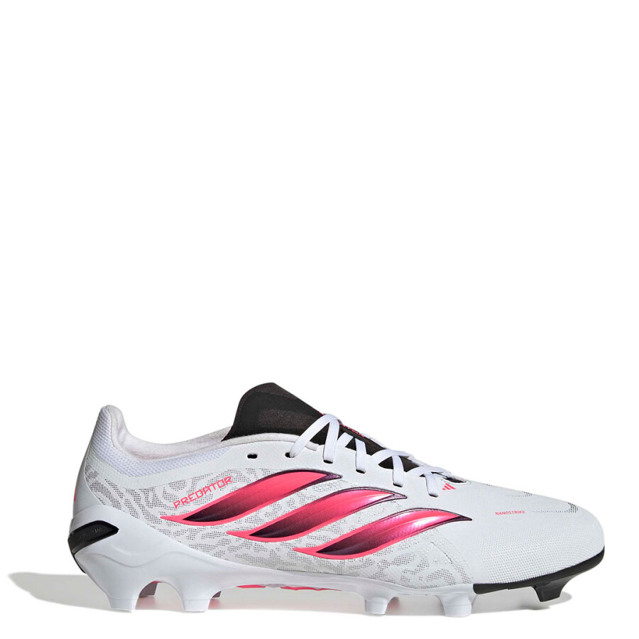 Championes Unisex Adidas Predator League Fg Blanco - Rosado
