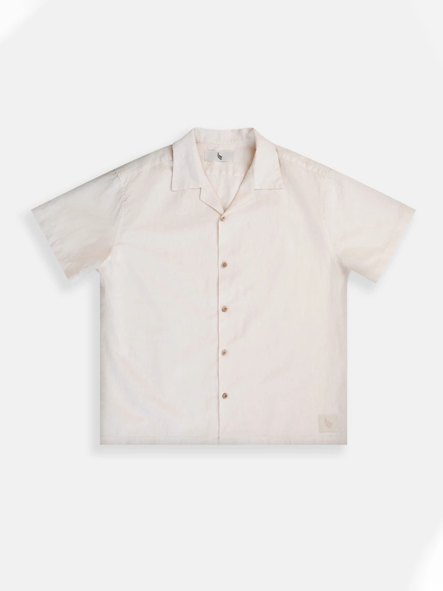 CAMP-COLLAR BOXY SHIRT 